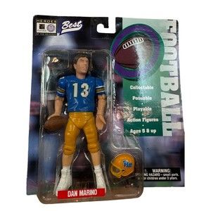 Dan Marino / Pittsburgh Panthers NCAA College Football Action Figure 6" NEW